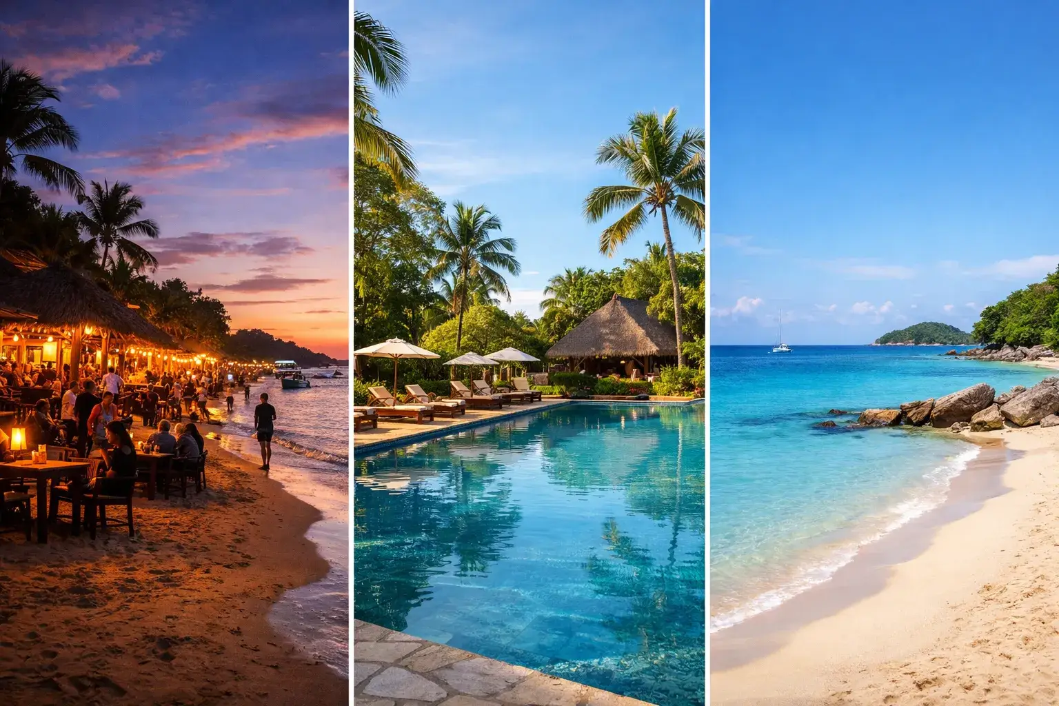 Zones d'hébergement à Nosy Be